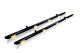 Black Side Bars + Amber LEDs For Ford Transit Tourneo Custom SWB 2018 - 2023