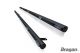Side Bars - BLACK + White LEDs For Mercedes Sprinter MWB 2014 - 2018
