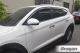 To Fit 2015 - 2021 Hyundai Tucson Smoked Window Deflectors - Adhesive