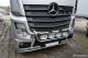 Grill Bar For Mercedes Actros MP4 + Jumbo Oval Black ABS Spot Lamp x4 - Type C