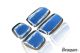 To Fit 2013+ DAF XF 106 Stainless Steel Chrome Mirror Cover x4