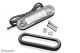 1x 12 / 24v White Flush Led Marker Light