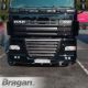Low Under Bumper Bar + LEDs + Down Lights For DAF XF 106 2013+ - BLACK