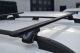 Black Cross Bars + T Track Pieces For Volkswagen Caddy 2004 - 2010 Aluminium Rack