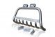 Bull Bar + Rectangle Spots x2 For Peugeot Partner Rifter 2019+ Abar - Detachable