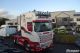 To Fit Scania 4 Series Topline Cab Stainless Roof Light Bar + Slim LEDs + Round Black Spots