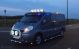 Roof Bar A + Rectangle Chrome Spot + LED For Volkswagen Crafter 06 - 14 Front
