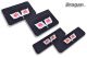 Front and Rear Mud Flaps Embossed UV Rubber WALES Flag 4pc