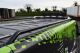 To Fit 2004 - 2010 Volkswagen Transporter T5 / Caravelle LWB Black Roof Rails + Black Cross Bars
