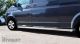 Side Bars + Step Pads For Volkswagen Transporter T6 Caravelle 2015 - 2022 LWB 
