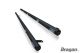 Black Side Bars + Amber LED For Mercedes Vito Viano Extra LWB 2014+