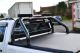 Black Sport Roll Bar + LEDs + Brake Light + Tonneau Cover For Volkswagen Amarok 2016 - 2023