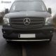 Front Spoiler Bar + Slim LEDs For Mercedes Sprinter 2014 - 2018
