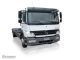 Sun Visor - W/ Front View Mirror + Brackets For Mercedes Atego Standard Roof