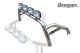 Sport Roll Bar + Jumbo Spot Lights For Nissan Navara D40 2005 - 2016