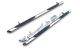 Side Bars Tapered Ends Pair + 4 Step Pads For Iveco Daily LWB 2007 - 2014