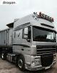Roof Light Bar + Flush LEDs + Jumbo Spots x4 + Amber Lens Beacon x2 - TYPE B For DAF XF 105 Super Space Cab Stainless 