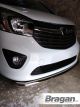 Front Spoiler Bar For Vauxhall / Opel Vivaro 2014 - 2019 Stainless Steel Bumper Chin