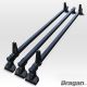 Rack Bars 3 Bar + Load Stop For Volkswagen Transporter T6 2015-2022 Caravelle
