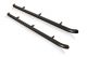 BLACK Side Bars For Ford Ranger 2016-2023 CURVED Ends