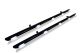 Black Side Bars + White LEDs For Ford Transit Tourneo Custom SWB 2018 - 2023