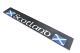 UV Rubber SCOTLAND Print Rear Mud Flaps For Trailer Truck - 240x35cm