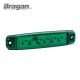12v / 24v Dual Voltage Super Slim Green LED Marker Light Truck Trailer Van 4x4
