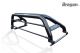 Roll Bar + Flush LEDs + Brake Light + Rollback Tonneau Cover For Nissan Navara D40 2005 - 2016 - BLACK