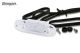 12v 24v Red Flush LED Clear Lens Marker Position Lamps Clearance Lights