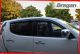 To Fit 2005 - 2015 Mitsubishi L200 Smoked Window Deflectors - Adhesive