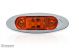 12 / 24v Amber Chrome LED Marker Light