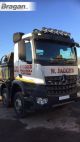 To Fit Mercedes Arocs Big Space Cab Roof Light Bar Black Steel + Jumbo Spots + Slim LEDs
