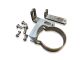 Stainless Steel Chrome Beacon and Air Horn Clamp - 63mm