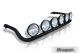 Roof Bar + Spot Lamps For MAN TGX 2015-2023 Euro6 XLX Cab - BLACK