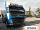 Roof Bar + Spot + LED + Beacon + Air Horn For Volvo FM4 Globetrotter 2013-2021 BLACK