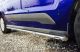 Side Bars + White LEDs For Ford Transit  Tourneo Custom 2013-2018 LWB