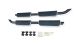 Black Side Steps Curved For Land Rover Defender 110 2020+