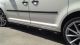 Black Side Bars + White LEDs For Renault Kangoo 1997 - 2007