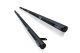 Black Side Bars + Amber LEDs For Ford Transit MK9 2021+ LWB