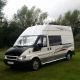 Side Bars + White LEDs For Ford Transit MK6 LWB 2000-2006