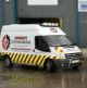 Black Roof Bar + LEDs + LED Spots For Ford Transit MK9 2021+ Medium High