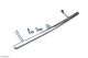 Rear Back Bumper Guard Bar For 2004 - 2010 VW Volkswagen Caddy Maxi
