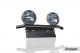 Number Plate Light Bar + Chrome Lamps x2 For LDV Maxus D90 2017+ - BLACK