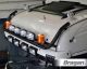 Roof Bar - BLACK + Jumbo LED Spots x4 + Amber Beacons x2 For Mercedes Actros MP5 19+ Giga Space