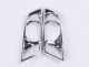 Fog Light Lamp Chrome Trim Set For Ford Ranger 2016-2023