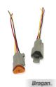 Electric Plug Male and Female 3 Pin For Universal Light Accessories