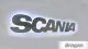 Name Logo Grill Badge Chrome 81.5cmx14cm For Scania Truck