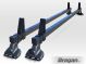 Rack Bars 2 Bar + Load Stop For VW Transporter T5 Caravelle 2004 - 2015
