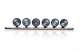 Roof Bar + Black Spots For Renault T Range Low Cab