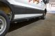 Black Stainless Steel Side Bar + White LEDs For Fiat Doblo 2010-2022